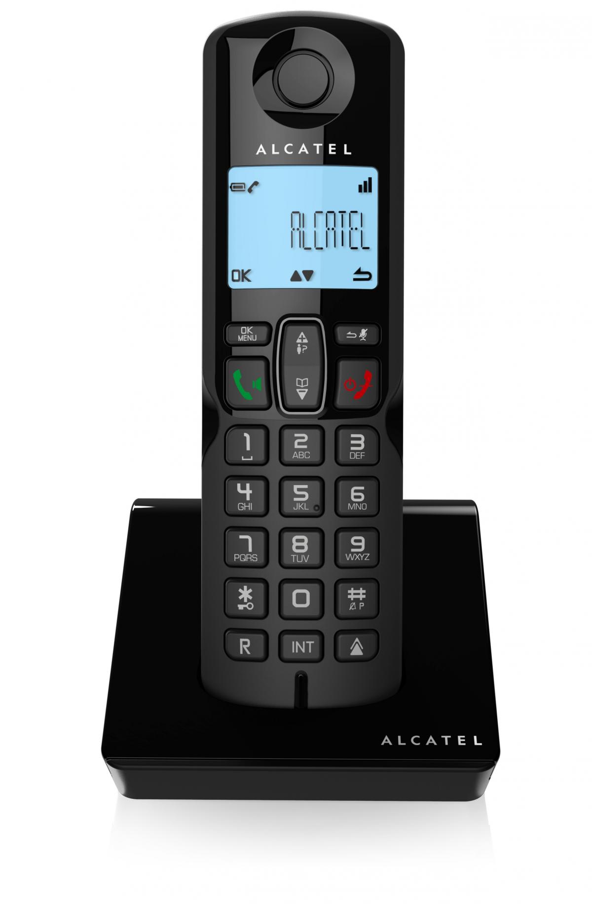 DUO TELEFONO INALAMBRICO ALCATEL S250 DUO BLACK 50 MEMORIAS