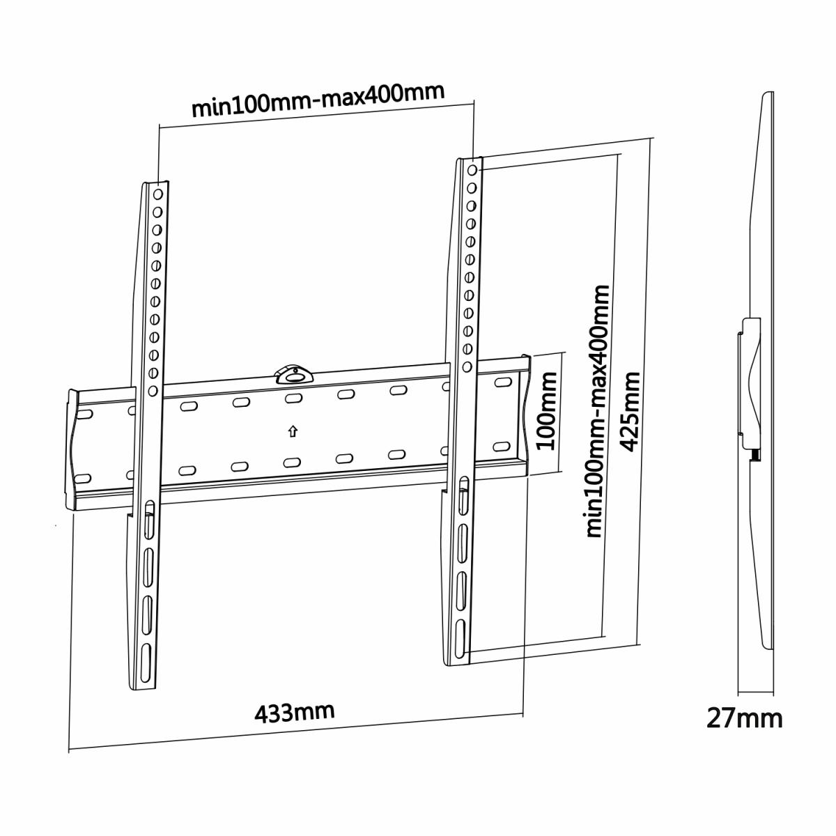 SOPORTE TV AISENS WT55F-013 32-55 MAX.40KG ULTRADELGADO FIJO