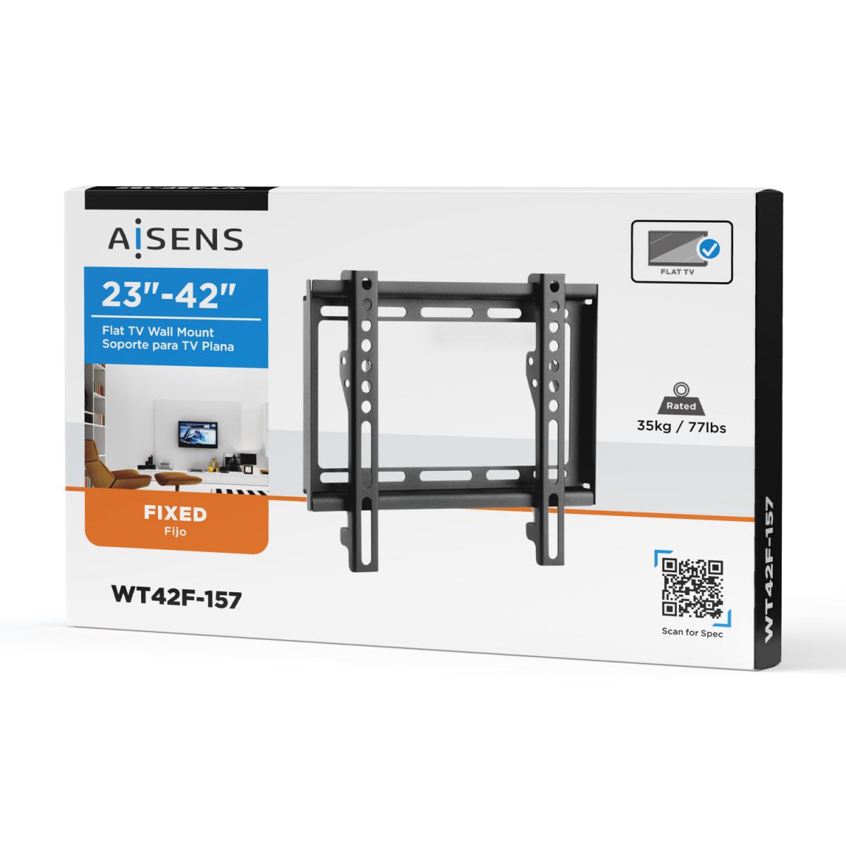 SOPORTE TV AISENS WT42F-157 23--42 MAX.35KG ULTRADELGADO FIJO
