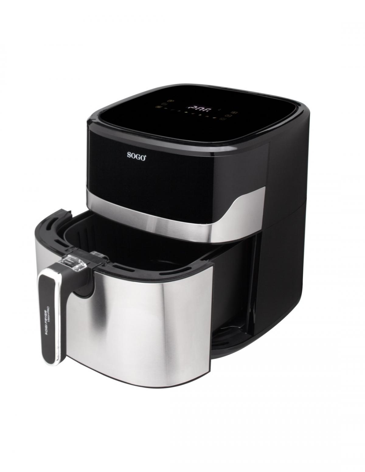 FREIDORA SIN ACEITE SOGO FRE-SS-10885 6,5L DIGITAL INOX C-PINZAS