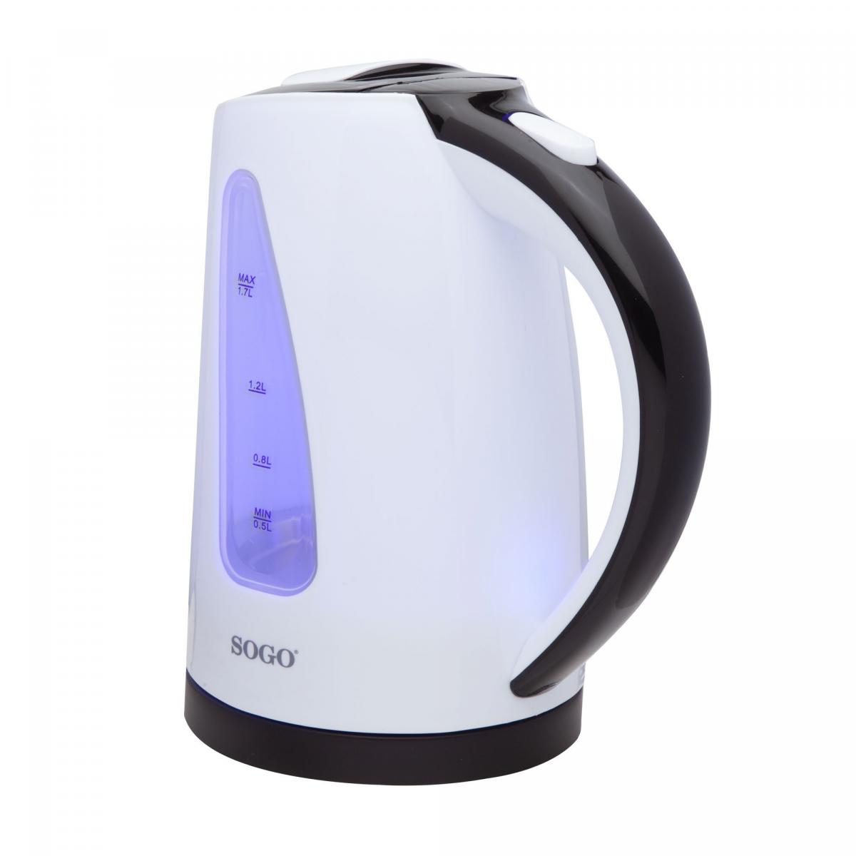HERVIDOR SOGO SS7710 1,7L 2200W BCO.RESIST.OCULTA