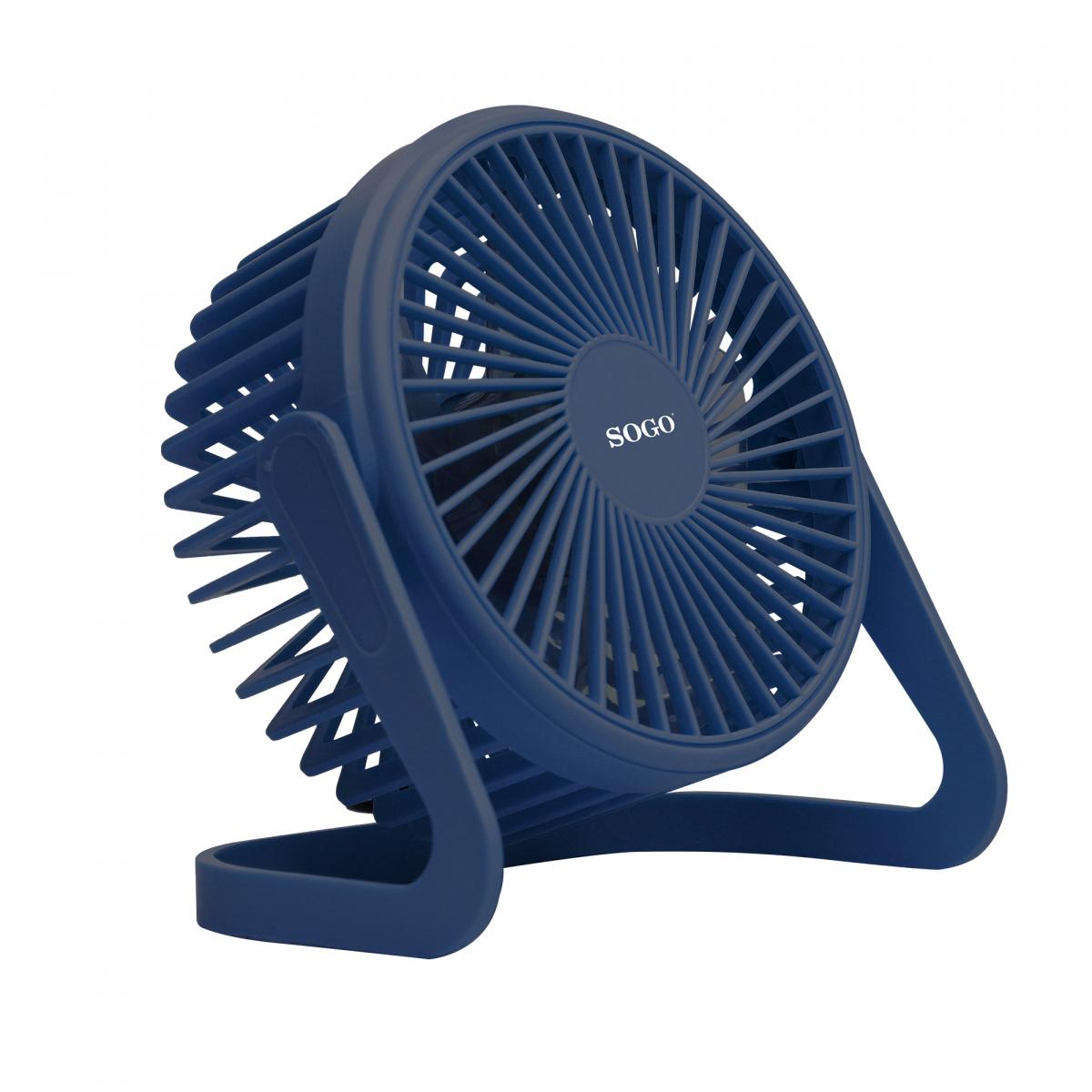 MINI VENTILADOR USB  SOGO 21401N 12CM 5W AZUL