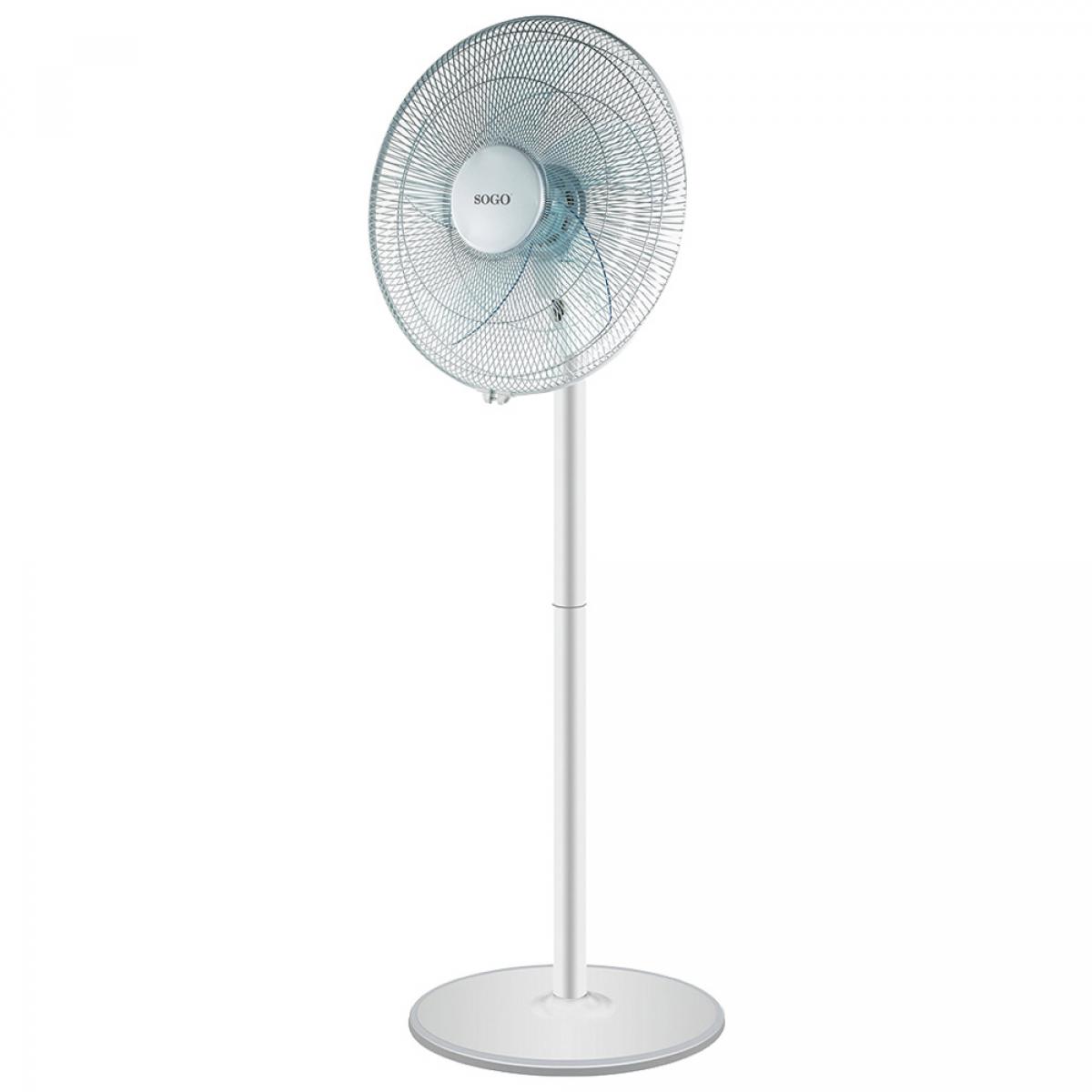 VENTILADOR PIE SOGO SS21245W 5 ASP.50W BCO