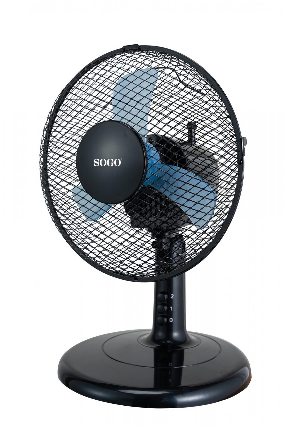 VENTILADOR SOBREMESA SOGO VEN-SS-21435 23CM 25W OSCIL.