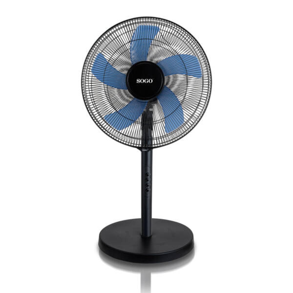 VENTILADOR PIE SOGO VEN-SS-21270 5ASP.40CM 40W NEGRO