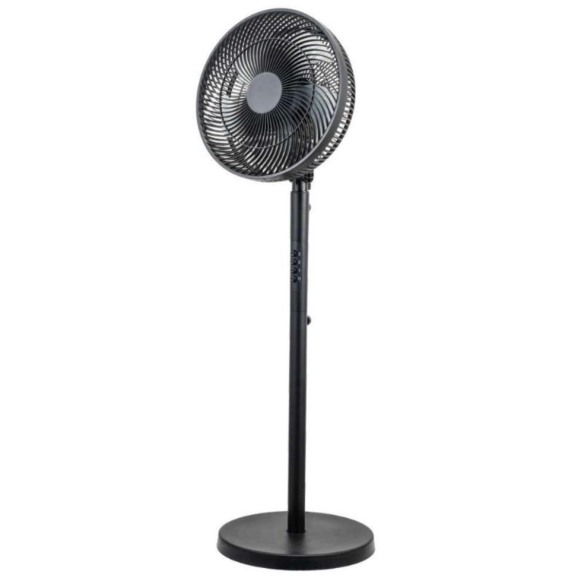 VENTILADOR PIE SOGO 21277 40W 40CM 5 ASPAS BIPOSICION OSCIL.NEGRO