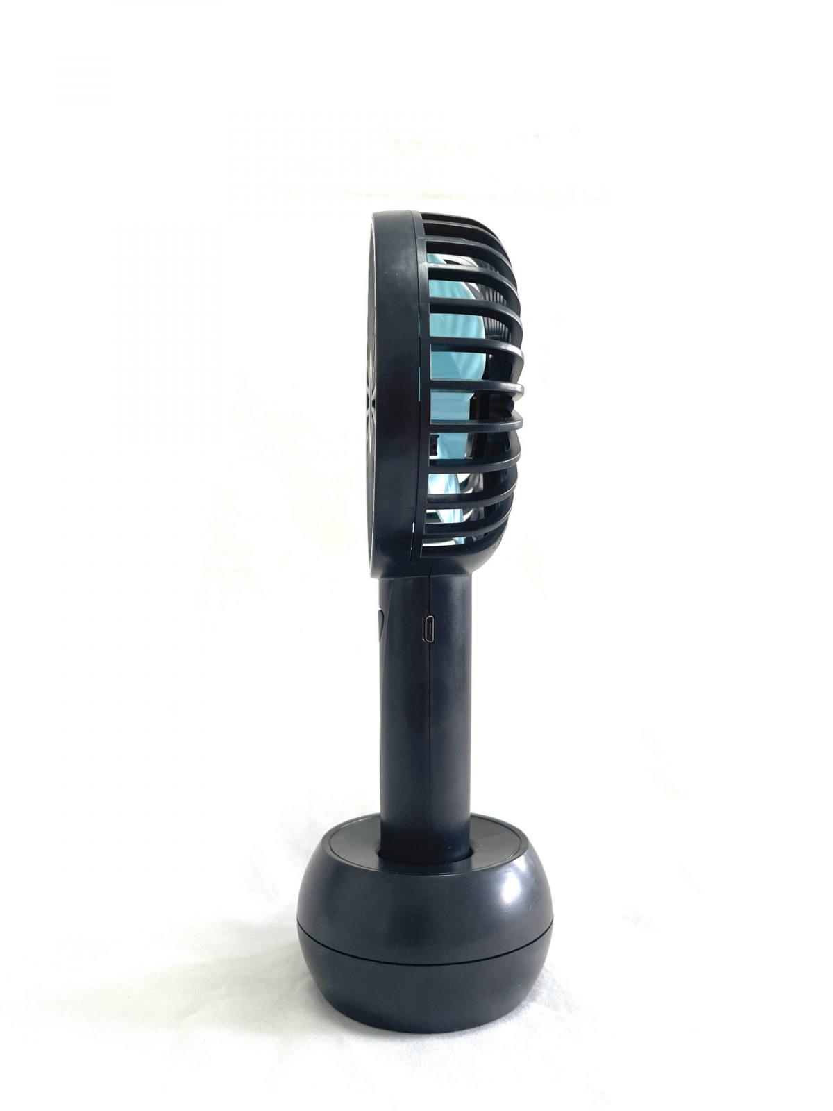 VENTILADOR DE MANO SOGO VEN-SS-21450 PORTATIL RECARGABLE 4W NGO-AZUL
