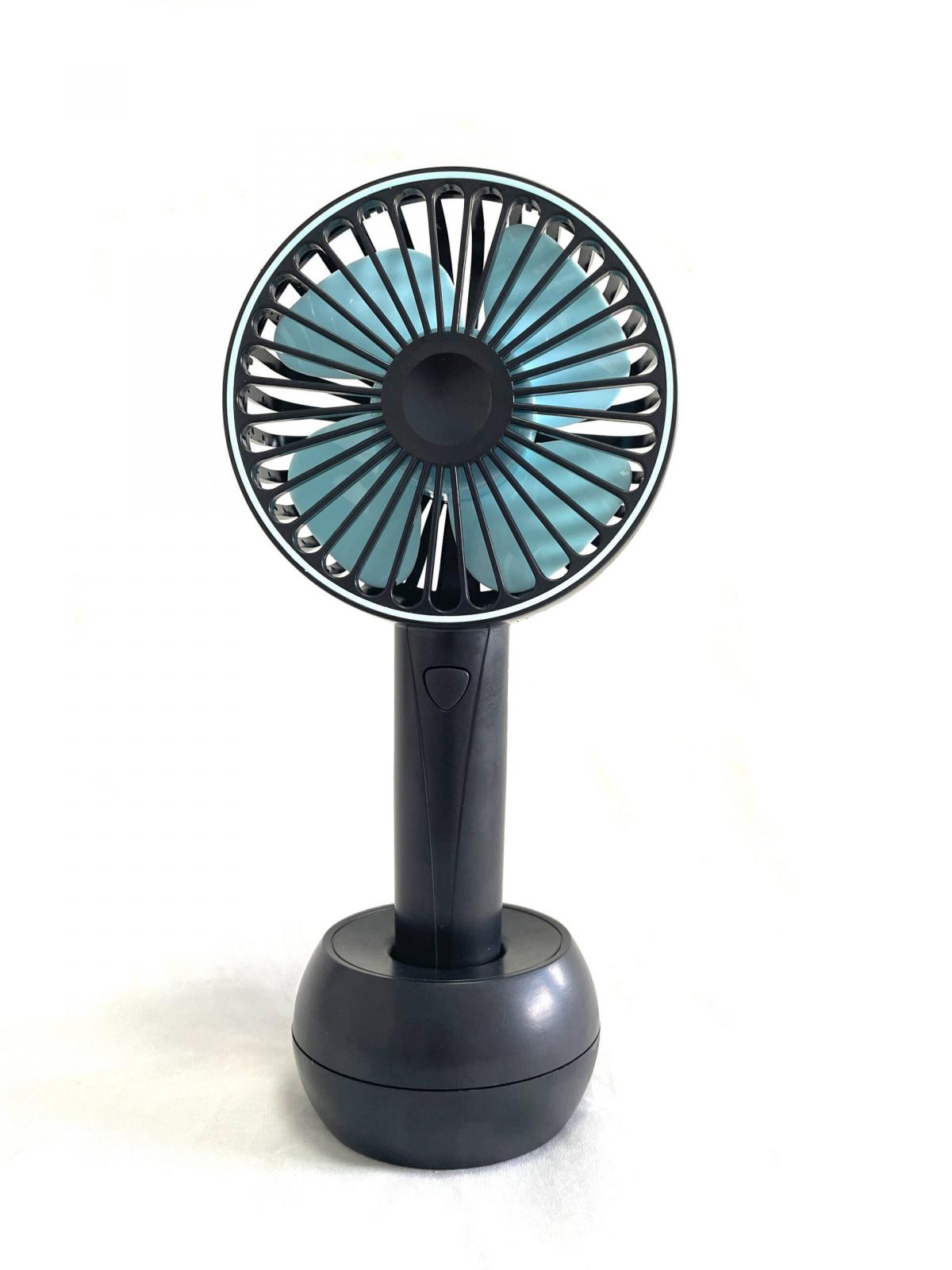 VENTILADOR DE MANO SOGO VEN-SS-21450 PORTATIL RECARGABLE 4W NGO-AZUL
