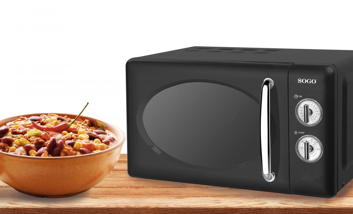 MICROONDAS SOGO SS890 S-GRILL 20L NGO RETRO MECANI