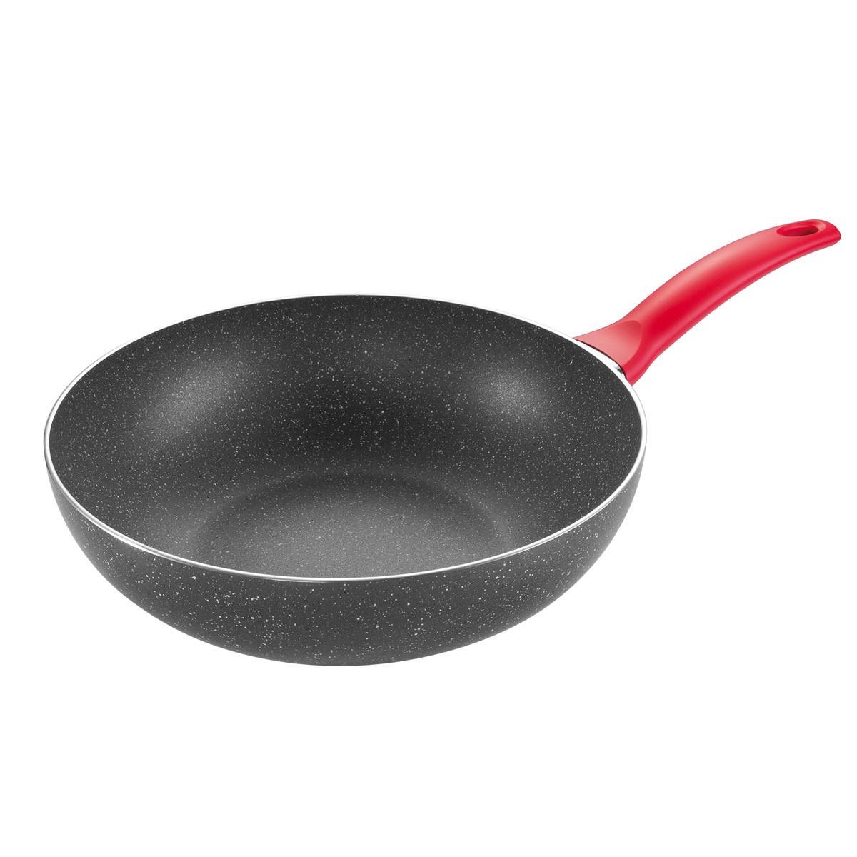 Tescoma WOK 28 CM MANICO ROSSO
