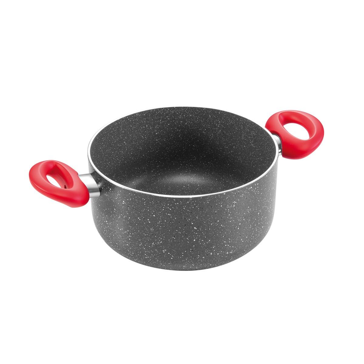 Tescoma CACEROLA 20CM MANICO ROSSO 3.0L