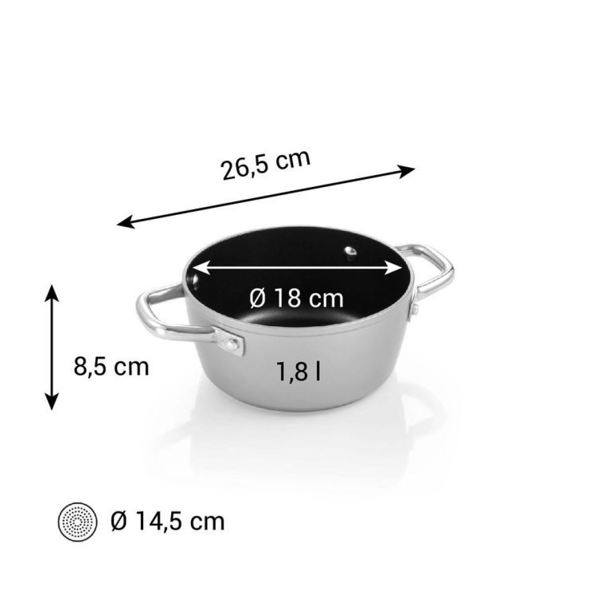 Tescoma CACEROLA 18CM GrandCHEF+, 1.8L