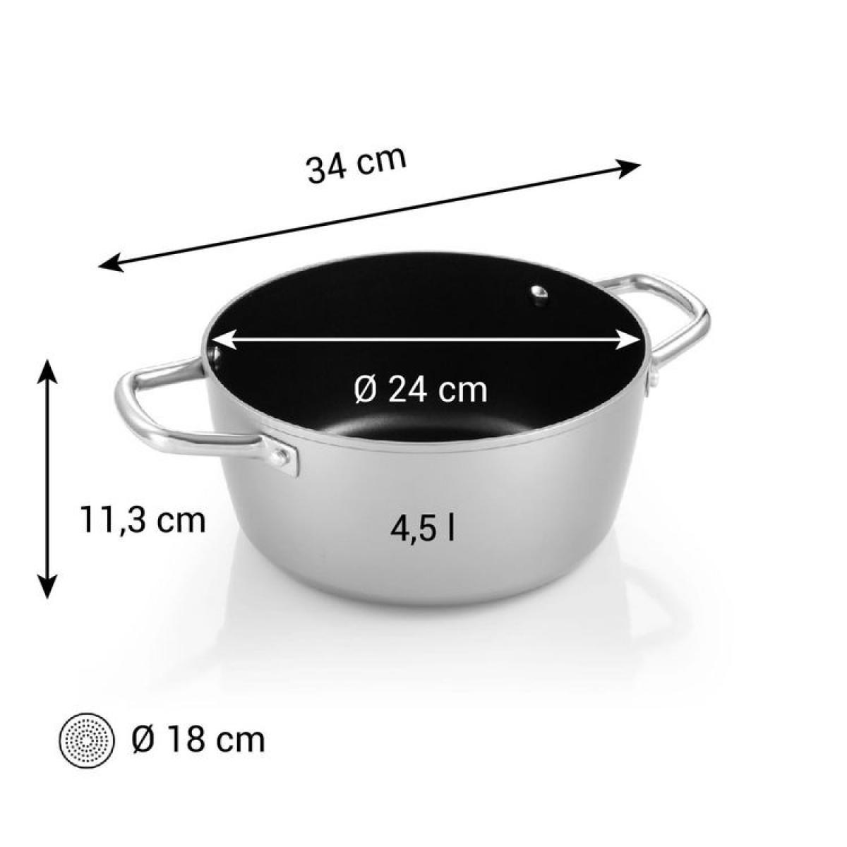 Tescoma CACEROLA 24CM GrandCHEF+, 4.5L