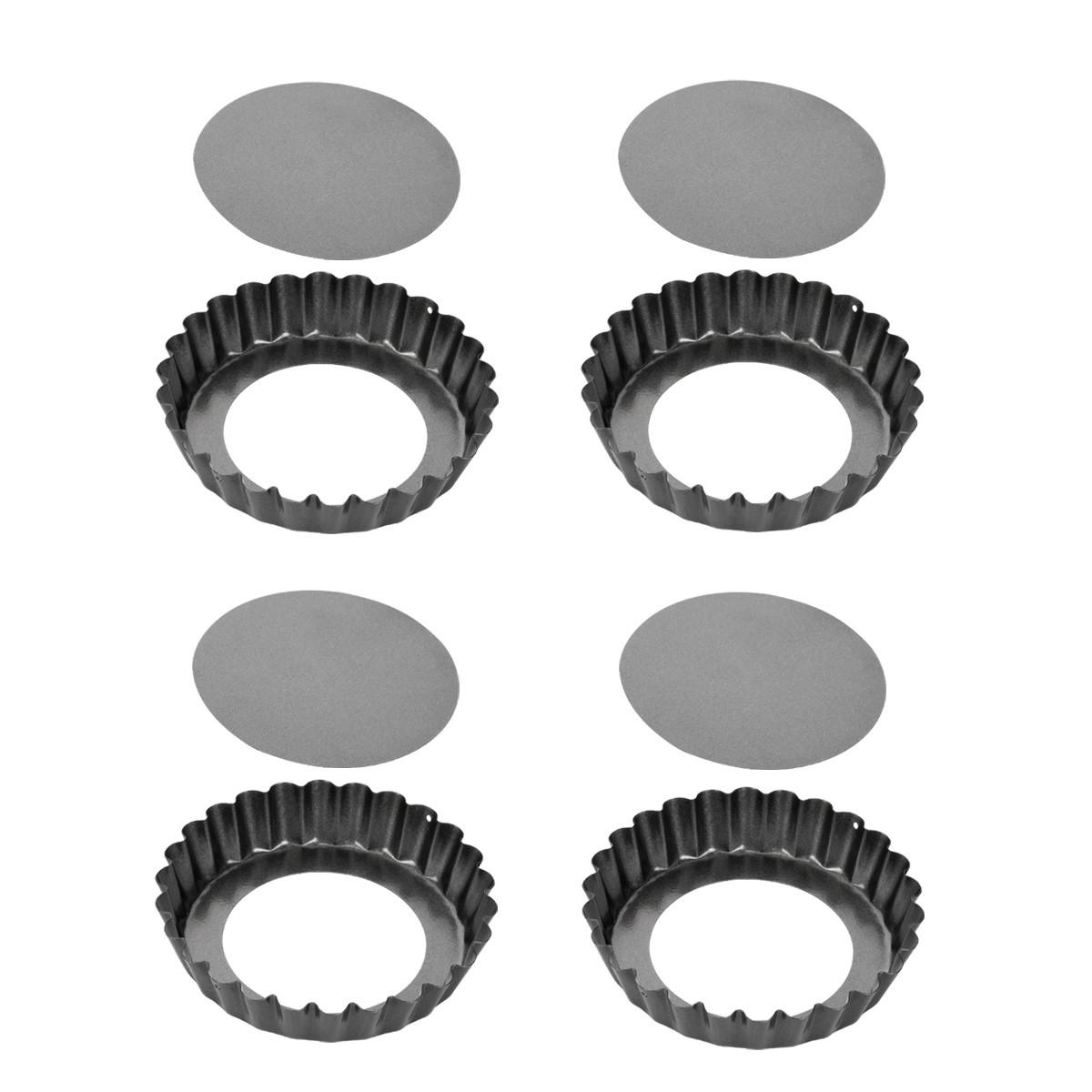 Tescoma Juego 4 MOLDES RIZADOS DESMONTABLES 10CM DELICIA