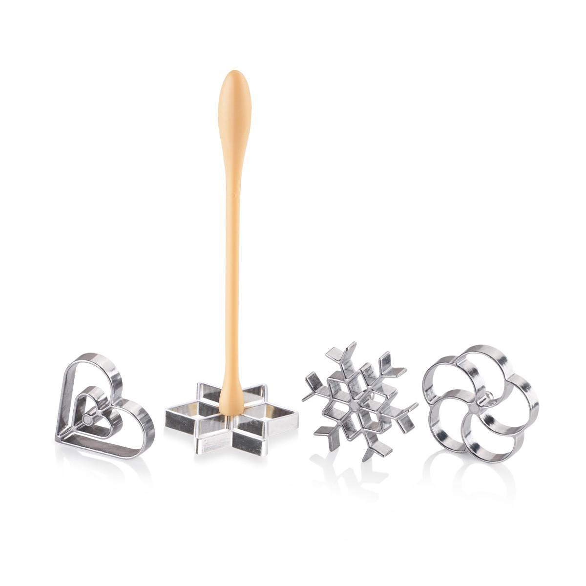 Tescoma UTENSILIO PARA HACER ROSETONES DELICIA, 4 PZS