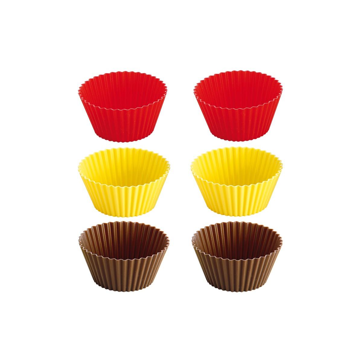 Tescoma Juego 6 MOLDES SILICONA 5CM DELICIA