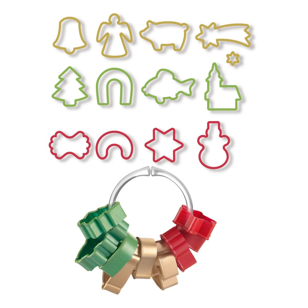 Tescoma Juego 13 CORTAPASTAS DE NAVIDAD DELICIA