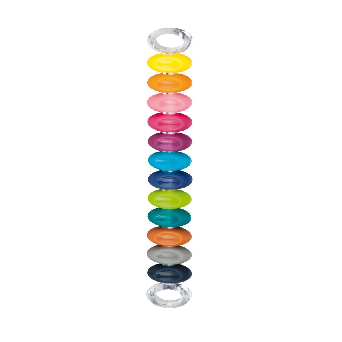 Tescoma Juego 12 ANILLAS COLORES MARCADORES COPAS UNO VINO