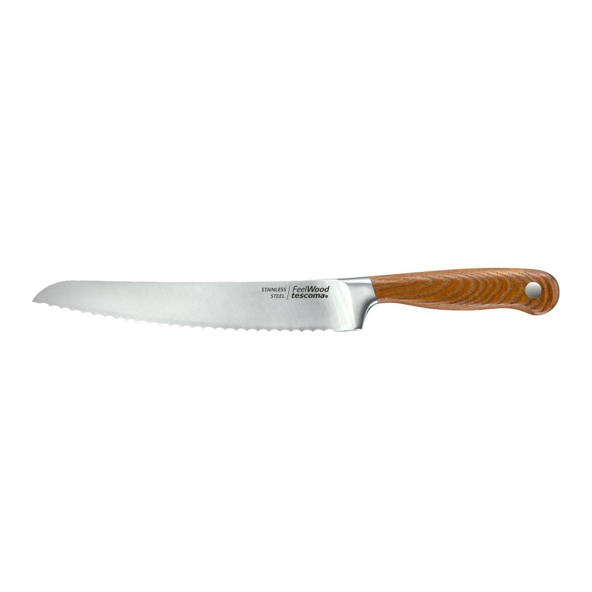 Tescoma CUCHILLO PAN 21 CM FEELWOOD