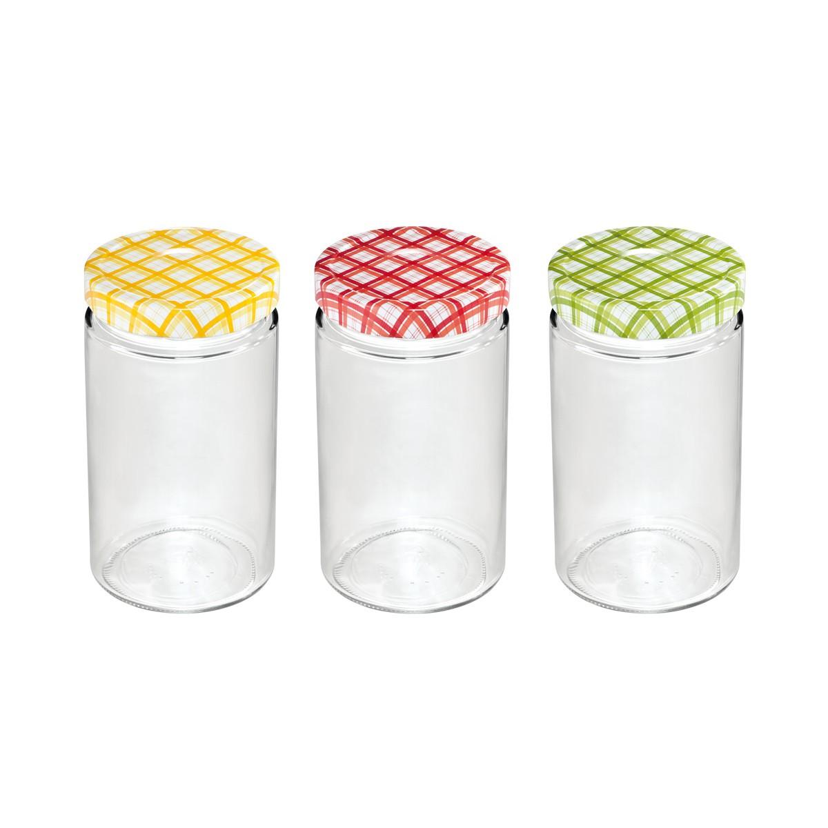 Tescoma TARROS DE CONSERVA 700 ML TESCOMA DELLA CASA,3 PZS
