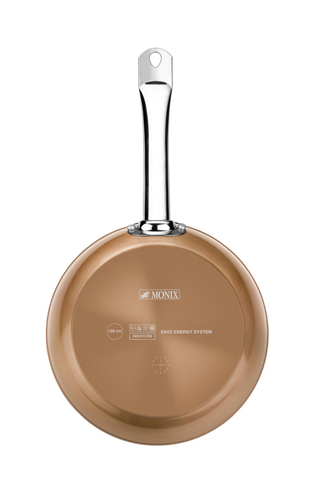 SARTEN MONIX COPPER 20CM INDUCCION ALUM.FORJADO