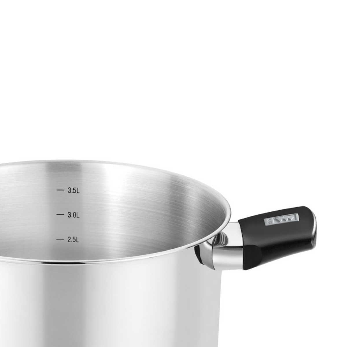 OLLA MONIX M240216 ELITE 16CM INOX C-TAPA CRISTAL