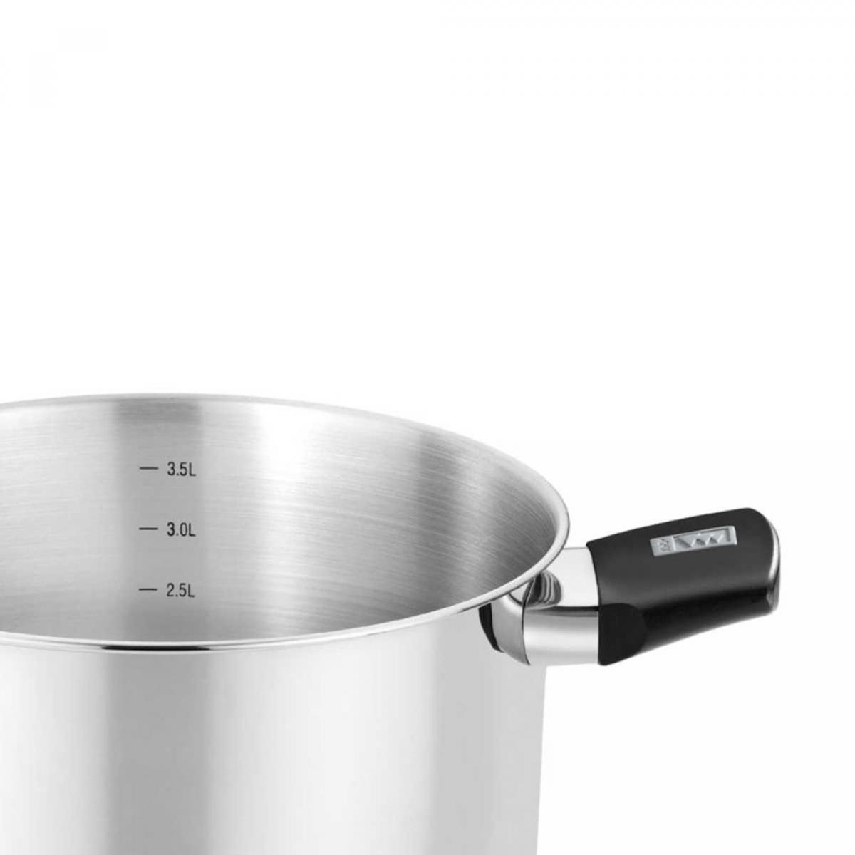 OLLA MONIX M240224 ELITE 24CM INOX C-TAPA CRISTAL