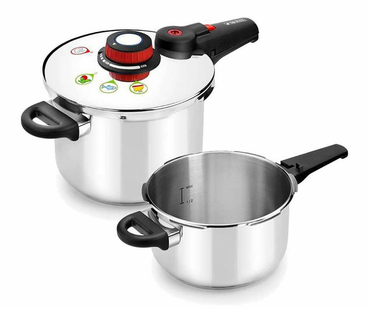 SET DUO OLLA RAPIDA MONIX SELECTA 4+6L