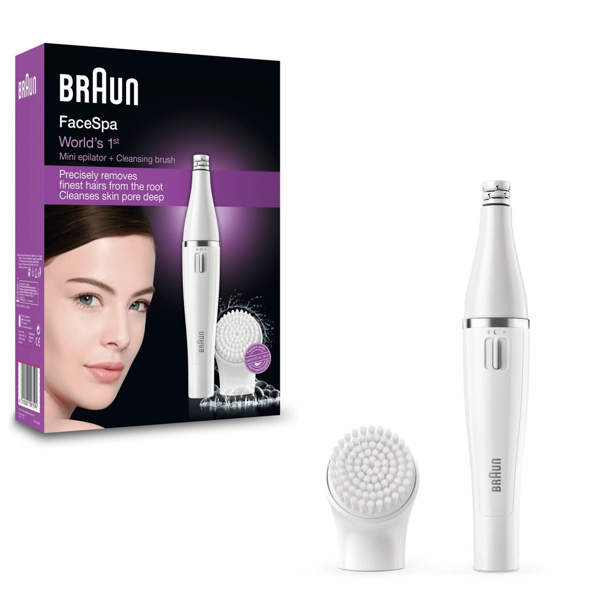 DEPILADORA FACIAL BRAUN 810 FACE 2 CABEZALES
