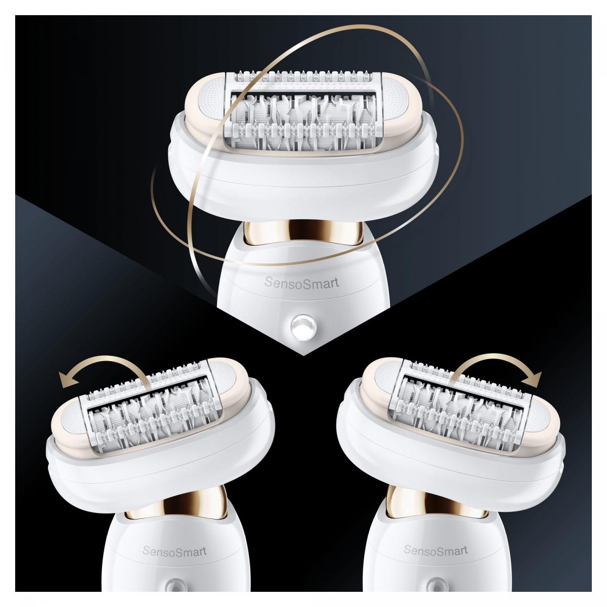 SILK-EPIL BRAUN 9002 W&D+4 ACC.FLEX SENSOSMART