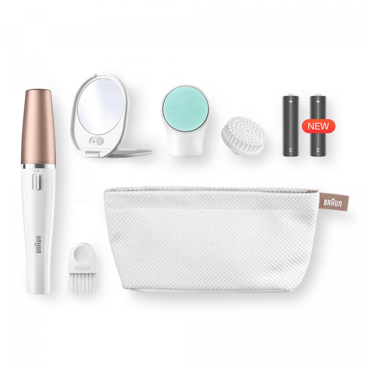 DEPILADORA FACIAL BRAUN 851V PREMIUM MULTIPACK