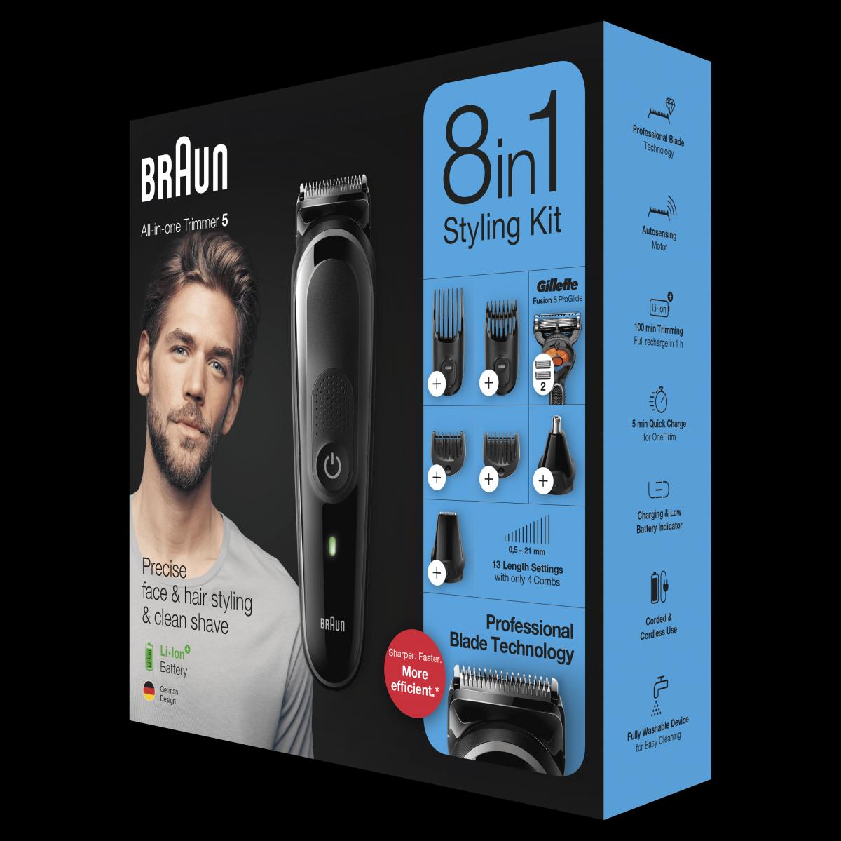 BARBERO-CORTAP.BRAUN MGK5260 8EN1 C-PERF+CUCHI.BOD