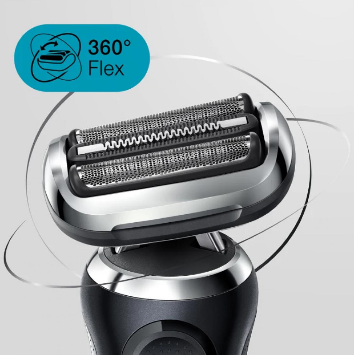 AFEITADORA BRAUN 71-N1200s SEC-MOJ., RECORTADOR, ESTUCHE Y FUNDA