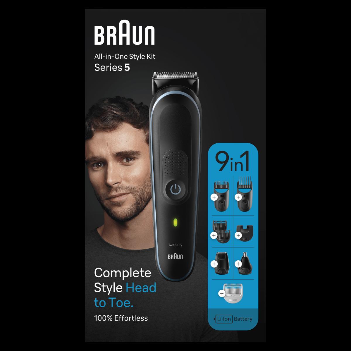 BARBERO-CORTAPELO BRAUN MGK5411 9EN1 C-NARICERO