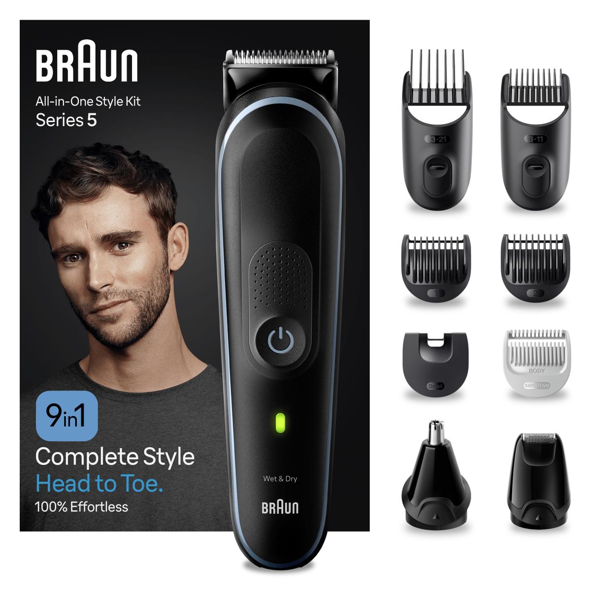 BARBERO-CORTAPELO BRAUN MGK5411 9EN1 C-NARICERO