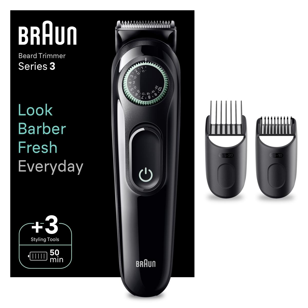 BARBERO BRAUN BT3411 2 ACCESORIOS