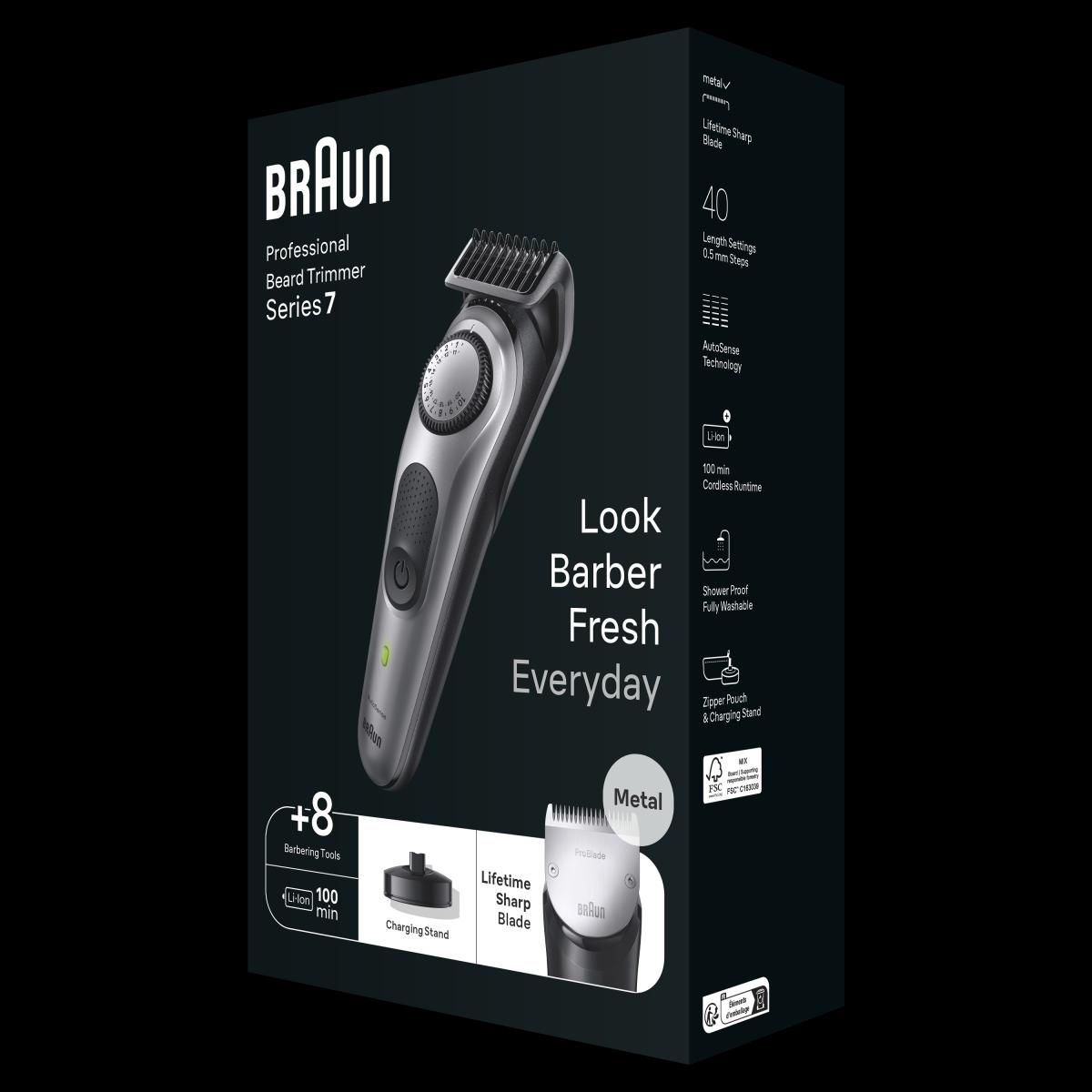 BARBERO BRAUN BT7420 7ACCESORIOS C-CUCHILLA
