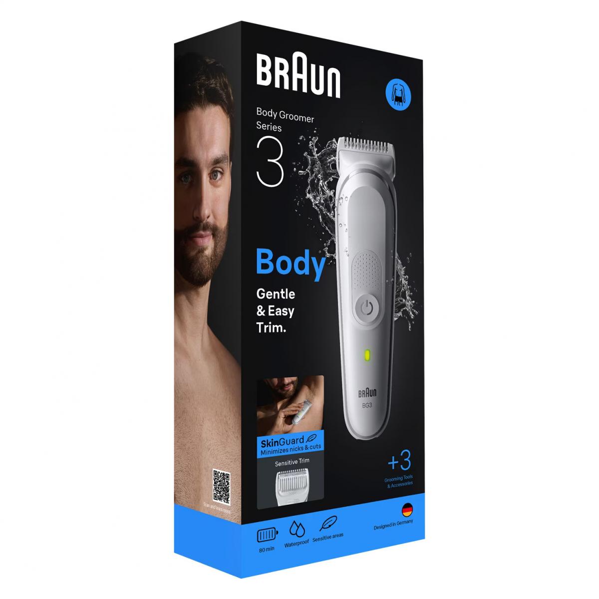 AFEITADORA CORPORAL BRAUN BG3530 S3 ESSENTIAL AUT.80MIN
