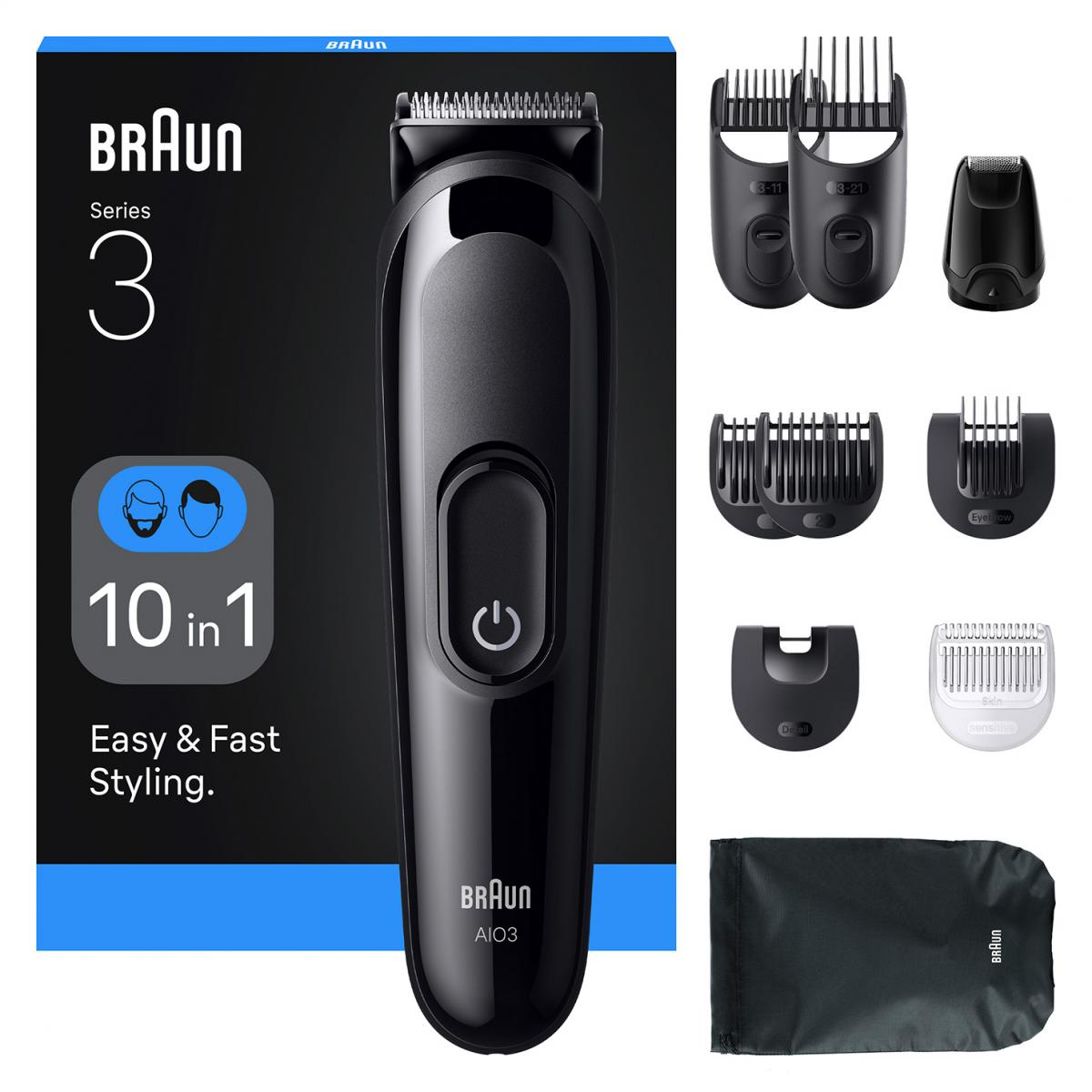 BARBERO-CORTAPELO BRAUN AIO3560 S3 ALL IN 10EN1 AUT.50MIN