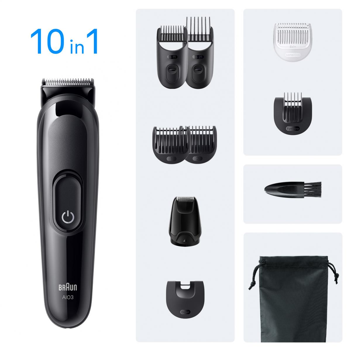 BARBERO-CORTAPELO BRAUN AIO3560 S3 ALL IN 10EN1 AUT.50MIN