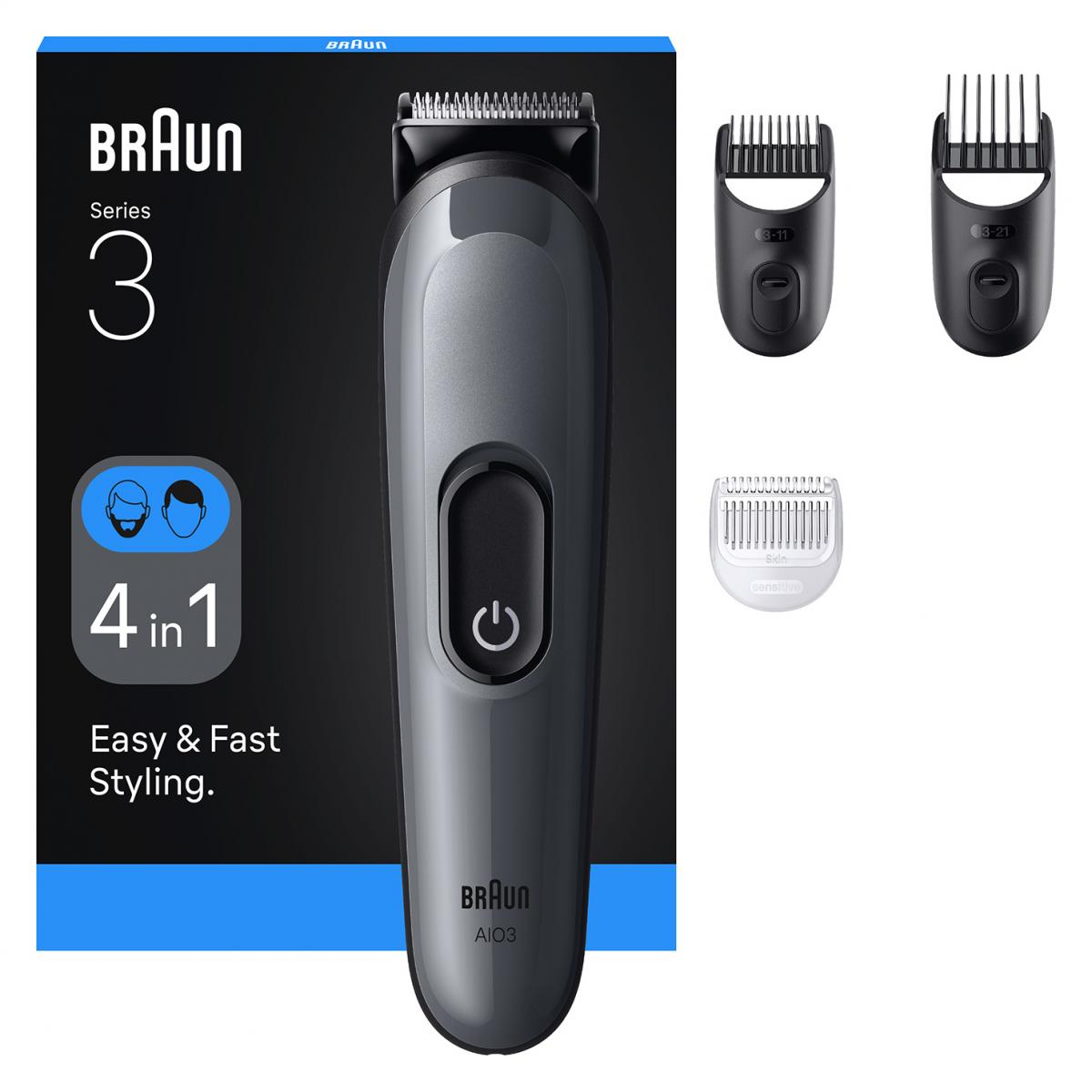 BARBERO-CORTAPELO BRAUN AIO3500 S3 GROCERY 4EN1 AUT.50MIN