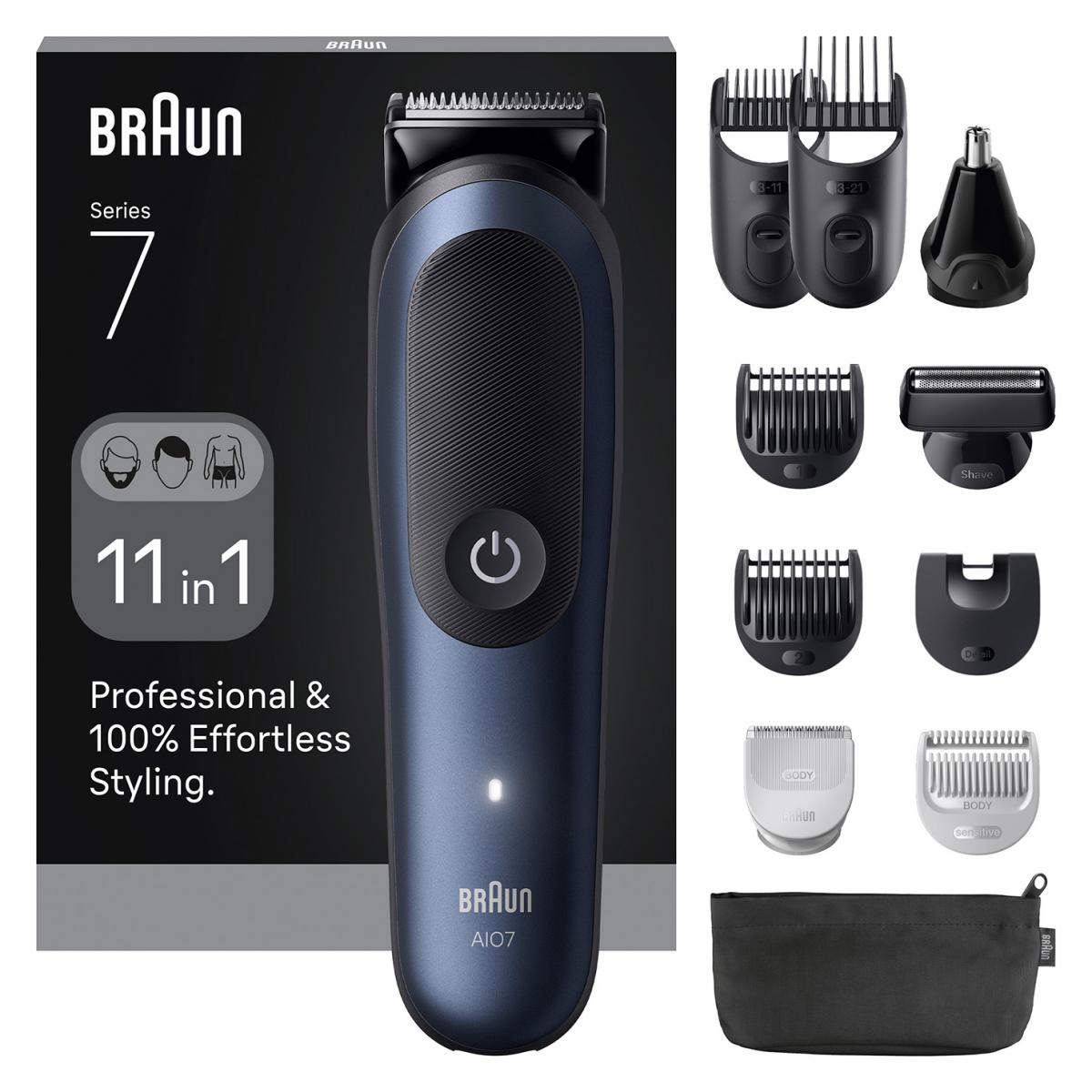 BARBERO-CORTAPELO BRAUN AIO7540 S7 ESSENTIAL 11EN1 120MIN