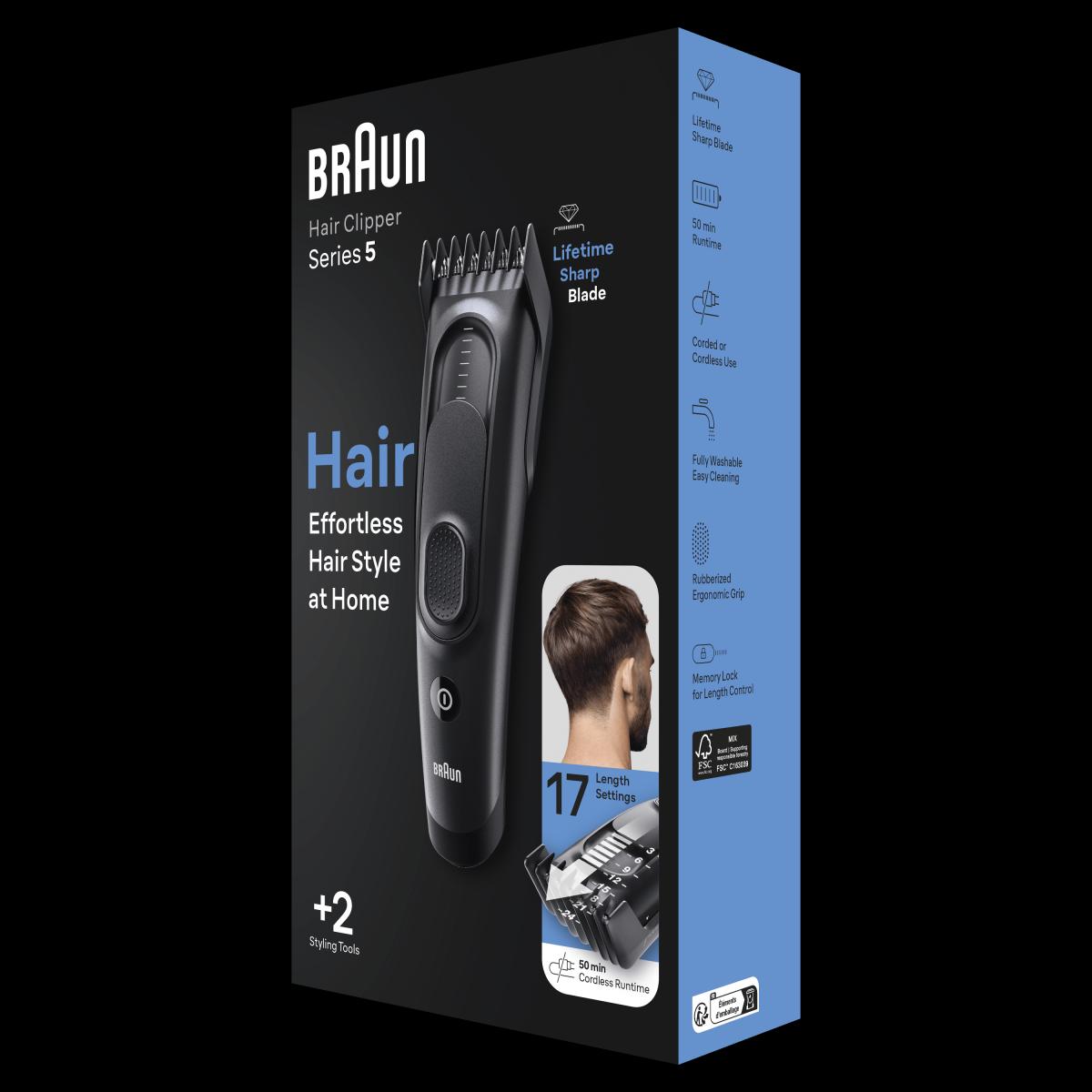 CORTAPELOS BRAUN HC5330 2 ACCESORIOS