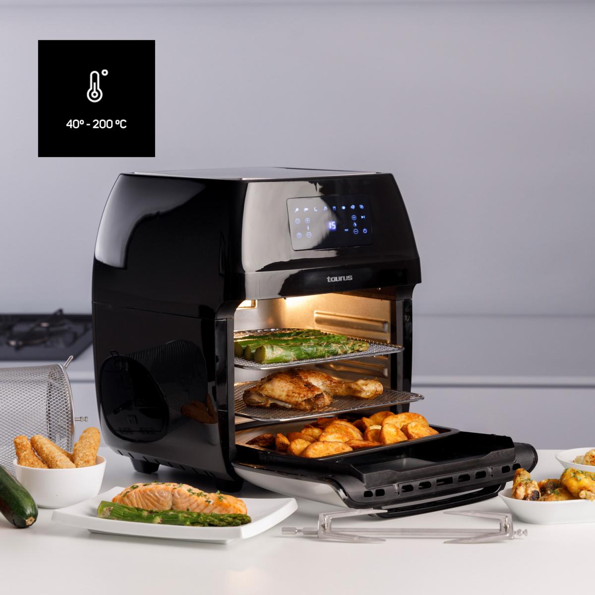 FREIDORA SIN ACEITE TAURUS AIR FRY DIGITAL GRILL 12L 973.981.000