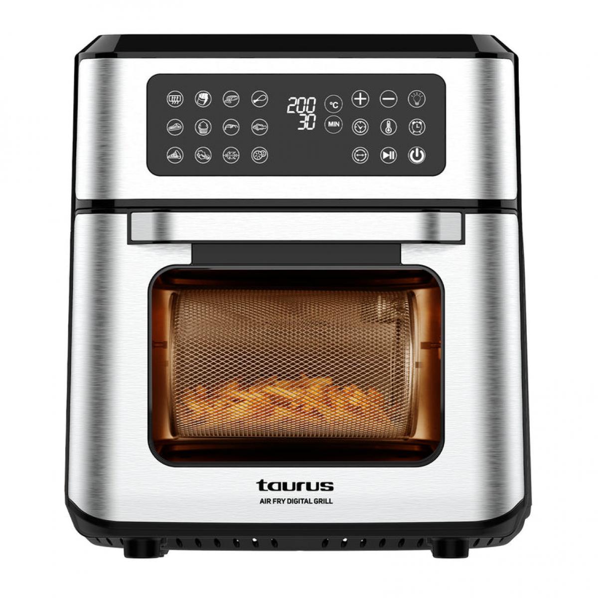 FREIDORA AIR FRYER TAURUS DIGITAL GRIL 12C 973991000 1800W 12L TIPO HORNO