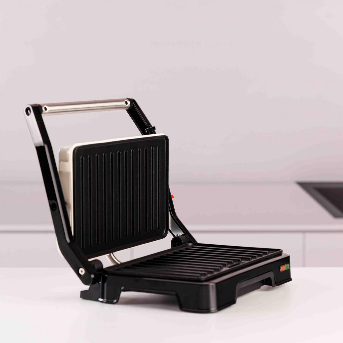 GRILL TAURUS MYGRILL VINTAGE CREAM 23X14 1000W APERTURA 180º 968425