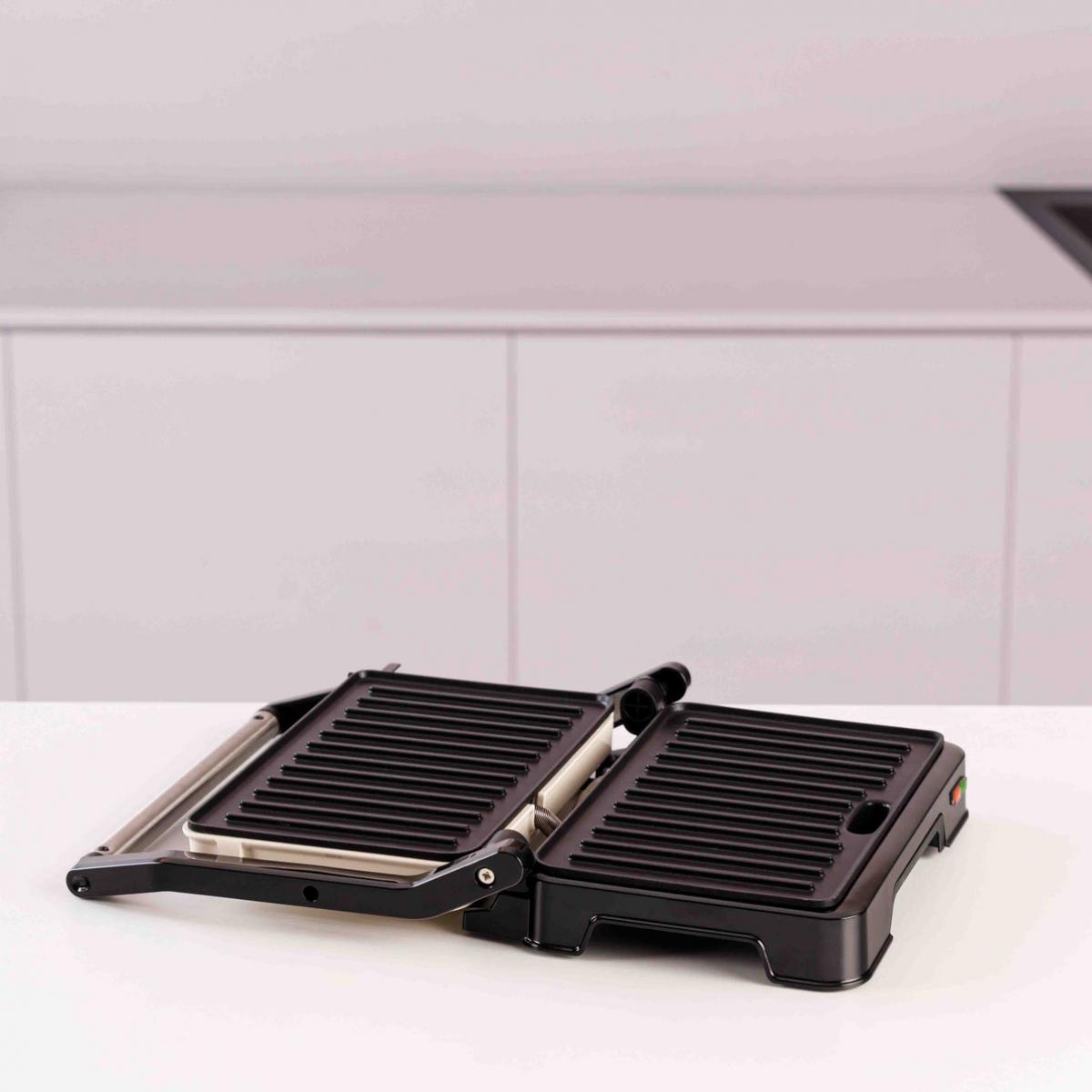 GRILL TAURUS MYGRILL VINTAGE CREAM 23X14 1000W APERTURA 180º 968425