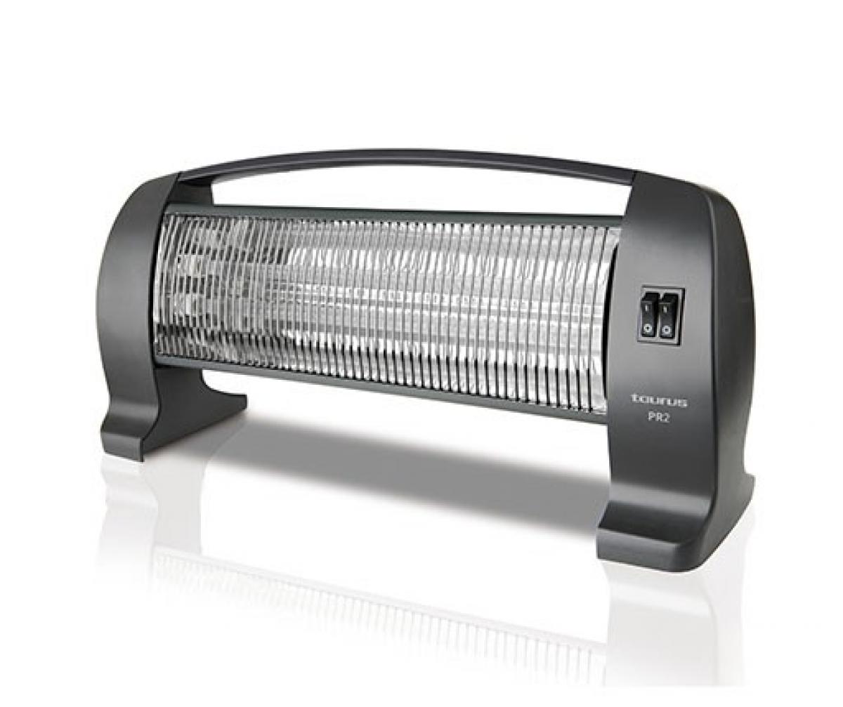 ESTUFA SUELO TAURUS PR2 CUARZO 1200W 2 TUBOS