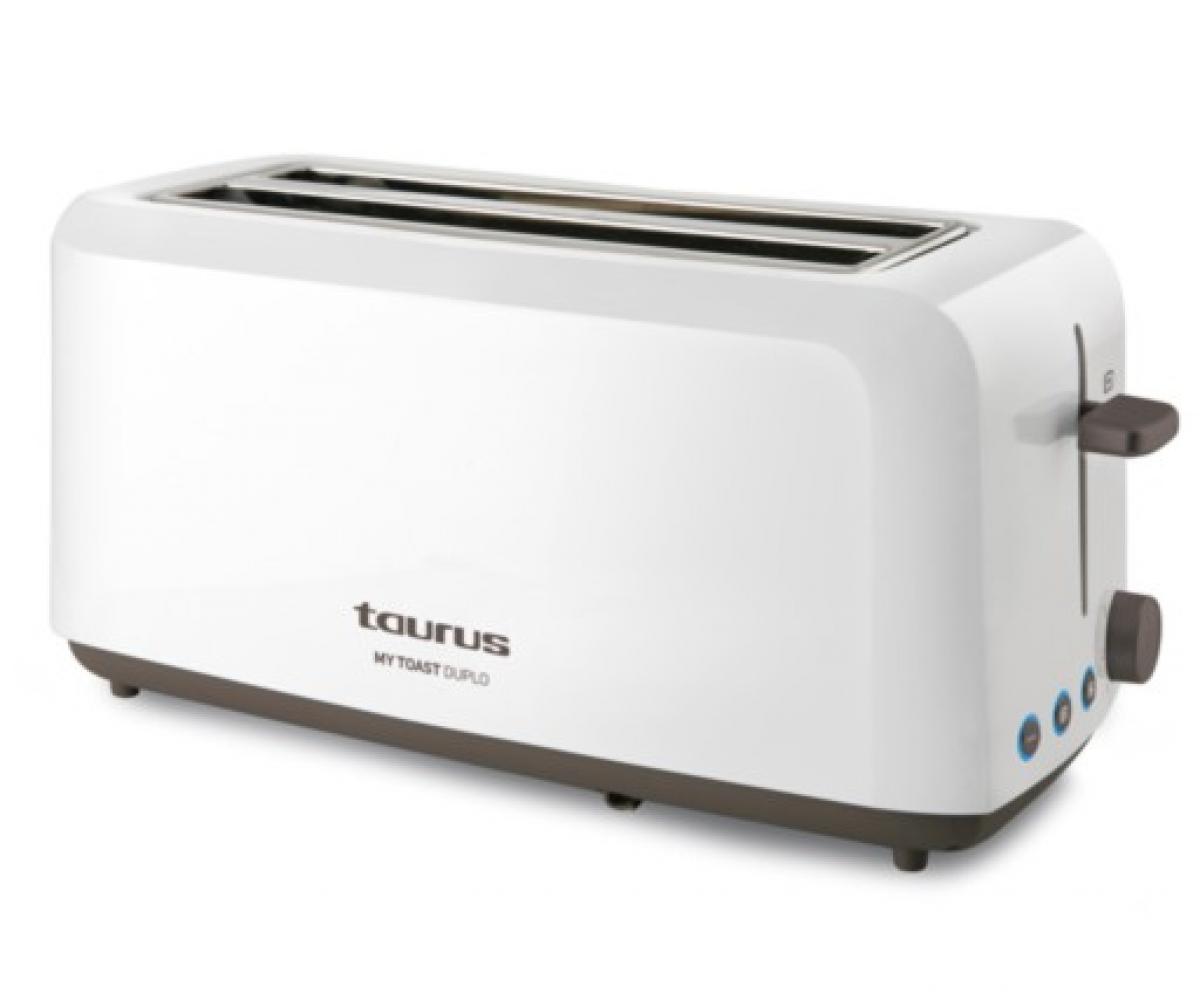 TOSTADOR TAURUS MYTOAST DUPLO LARGO 2 RANURAS BCO