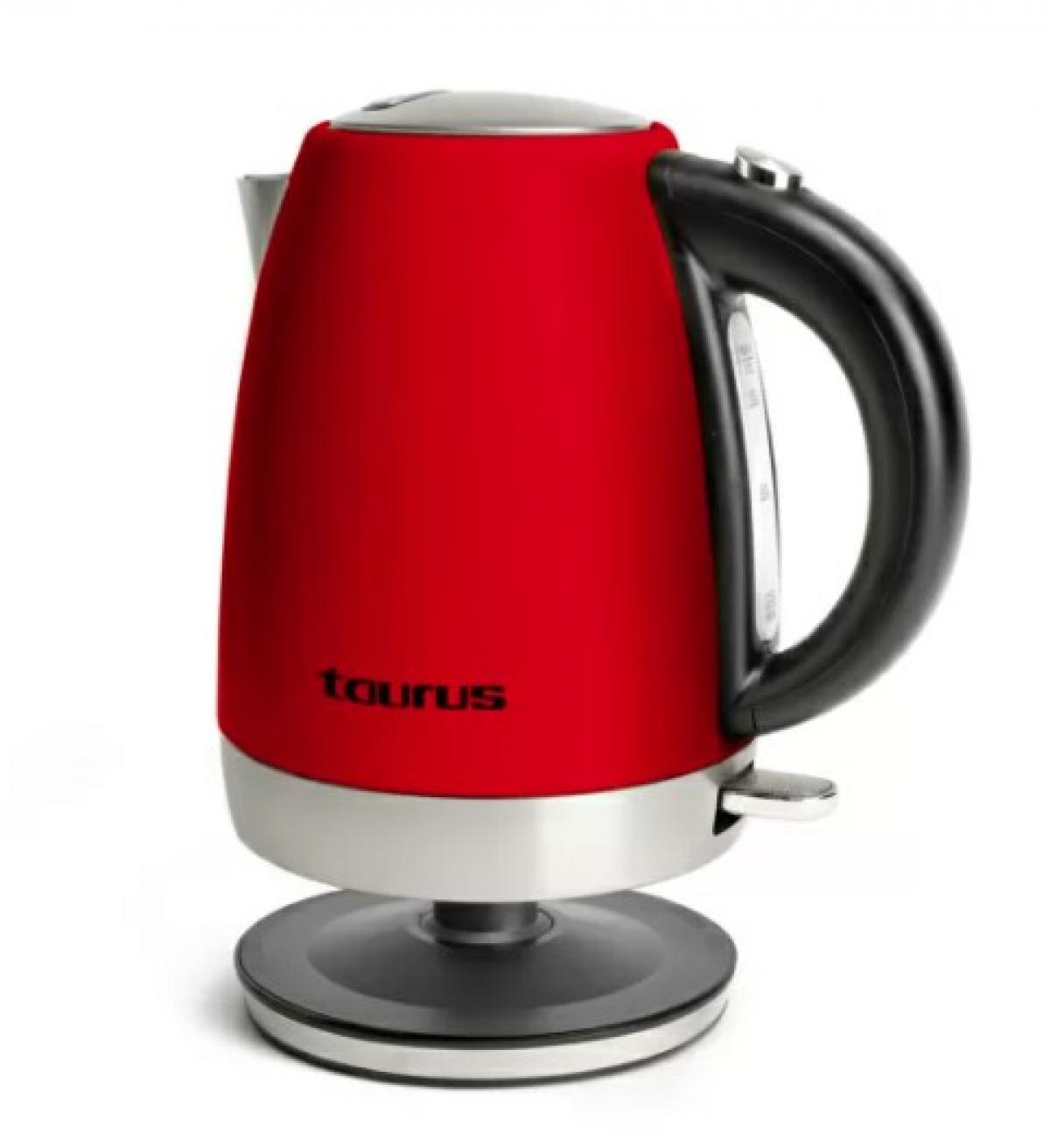 HERVIDOR TAURUS VINTAGE RED 1,7L 2200W
